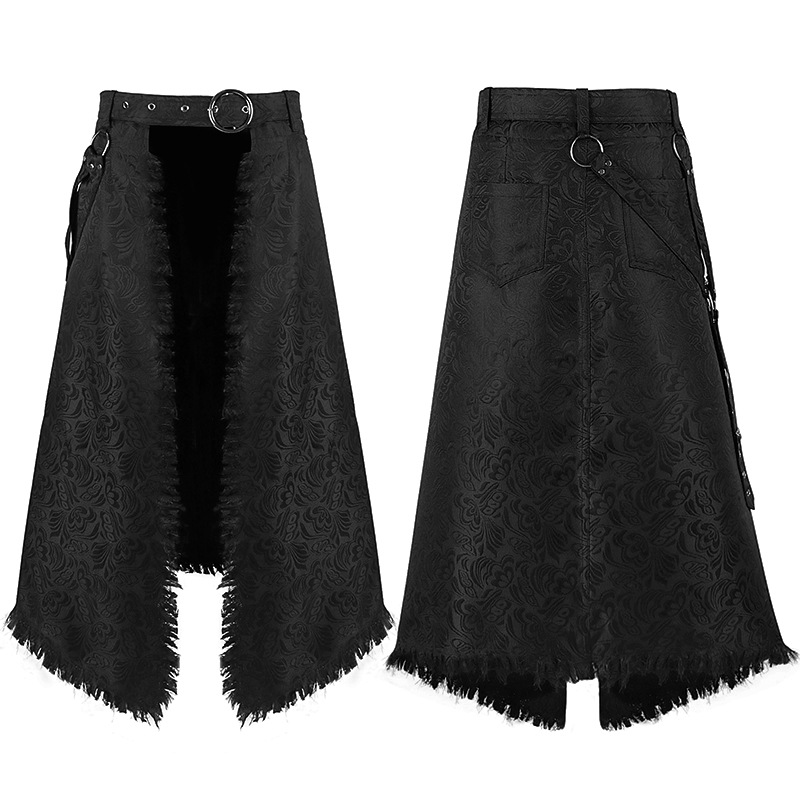 Men Gothic Jacquard Asymmetry  - Skirts recension och pris