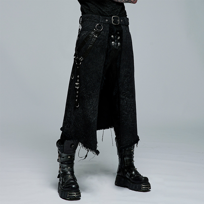 Men Gothic Jacquard Asymmetry  - Skirts recension och pris