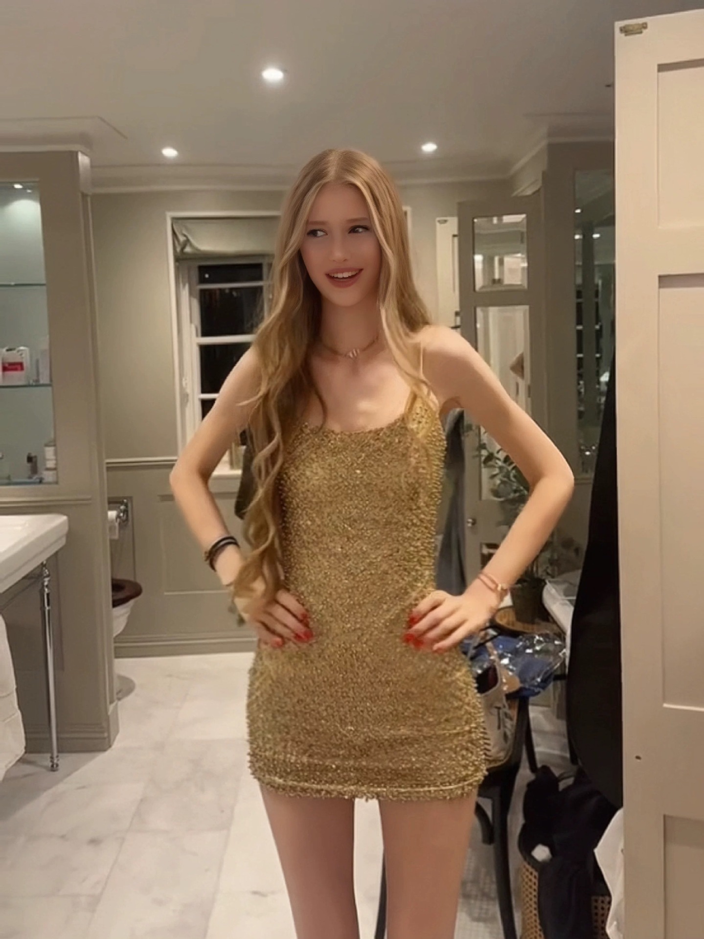 Women Sparkly Rhinestone Embel - Sparkly Rhinestone Club Party Dress recension och pris