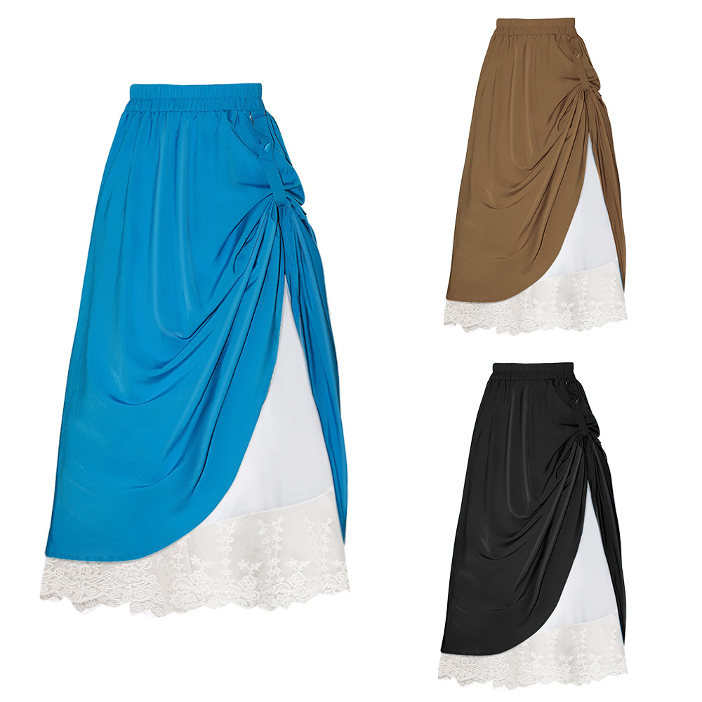 Womens Steampunk Skirt Gothic  - Skirts recension och pris