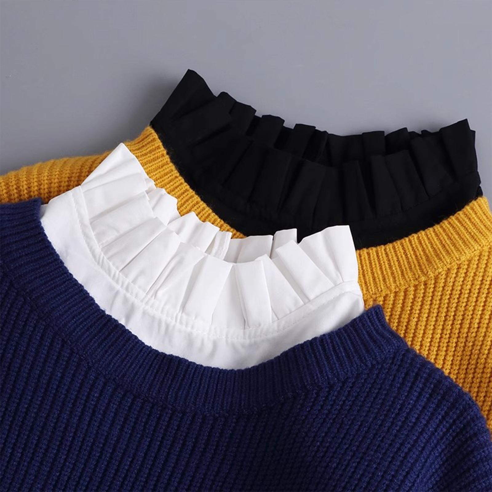 Versatile Decorative Fake Coll - Blouses recension och pris