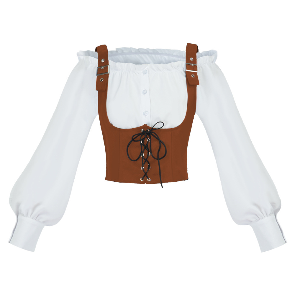 Retro Western Style Women Blou - Tops recension och pris